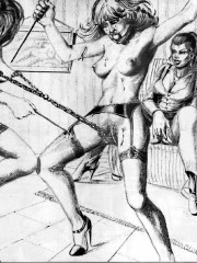 Hot black and white pics with dirtiest scenes of bdsm art