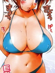 Red pigtailed manga teen from comic megastore gives a titjob